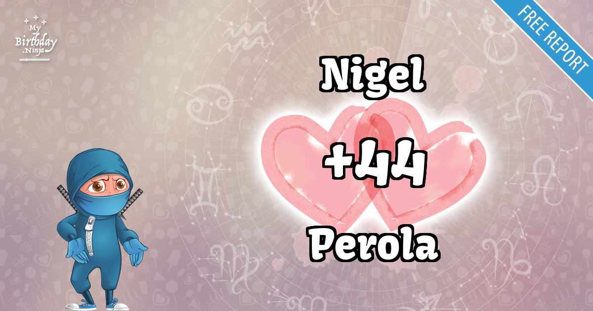 Nigel and Perola Love Match Score