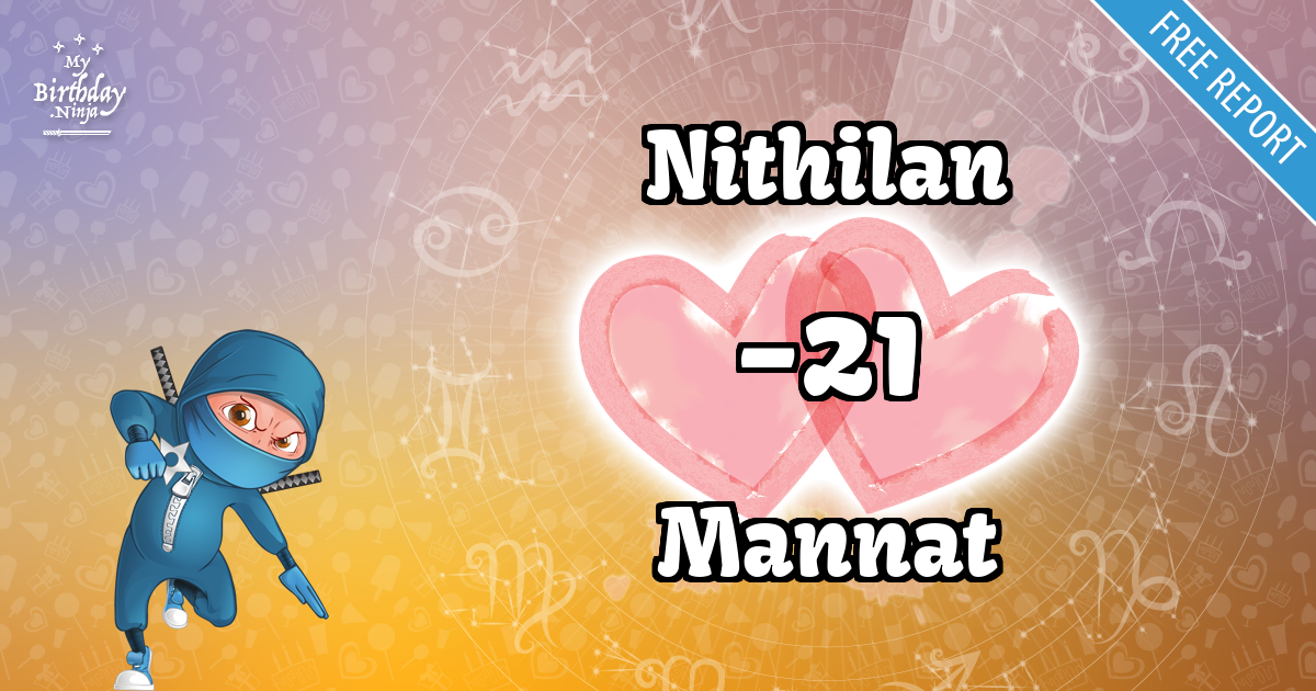 Nithilan and Mannat Love Match Score