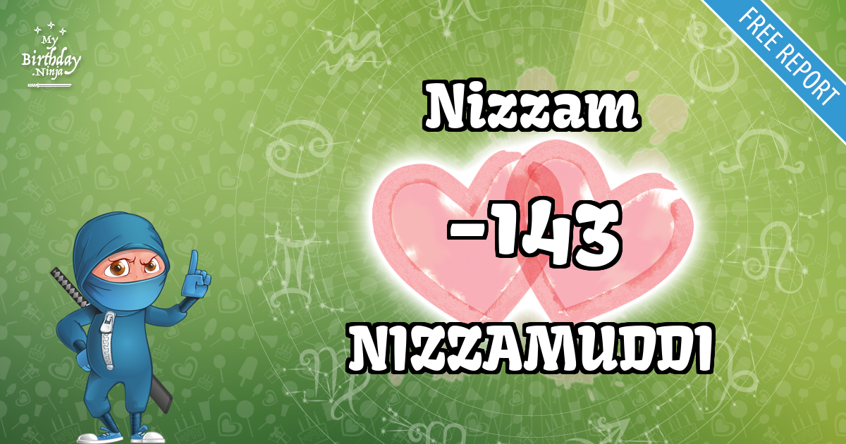 Nizzam and NIZZAMUDDI Love Match Score