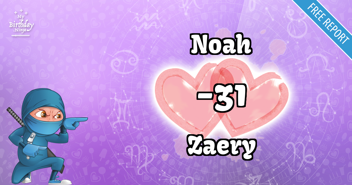Noah and Zaery Love Match Score
