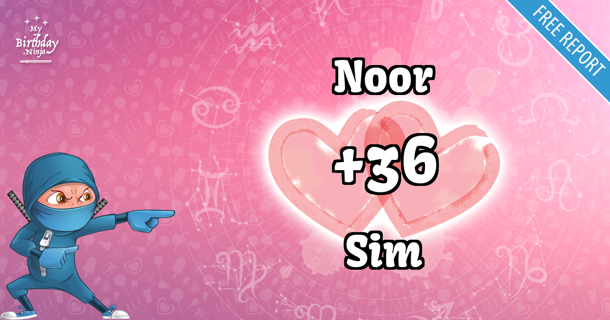 Noor and Sim Love Match Score