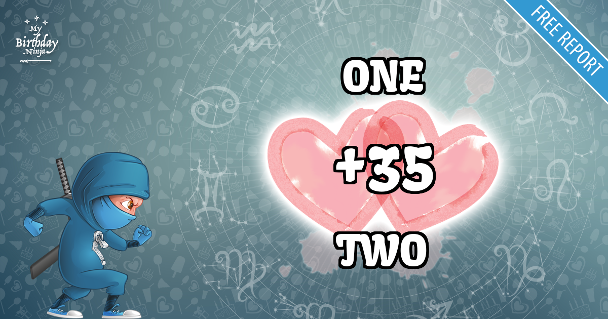 ONE and TWO Love Match Score