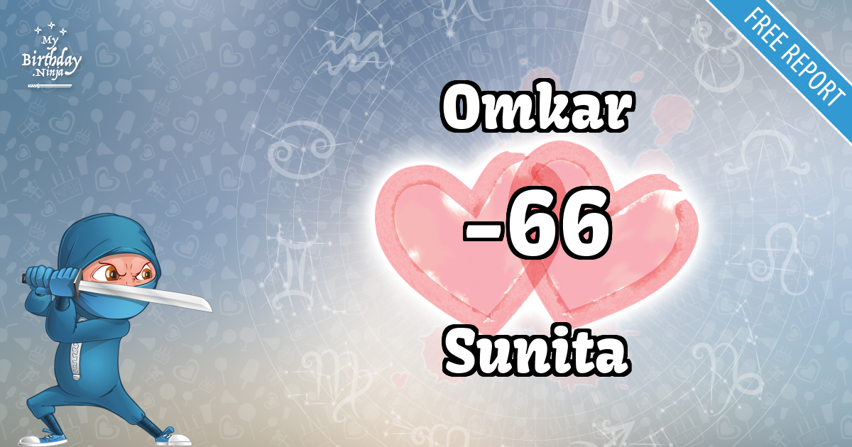 Omkar and Sunita Love Match Score