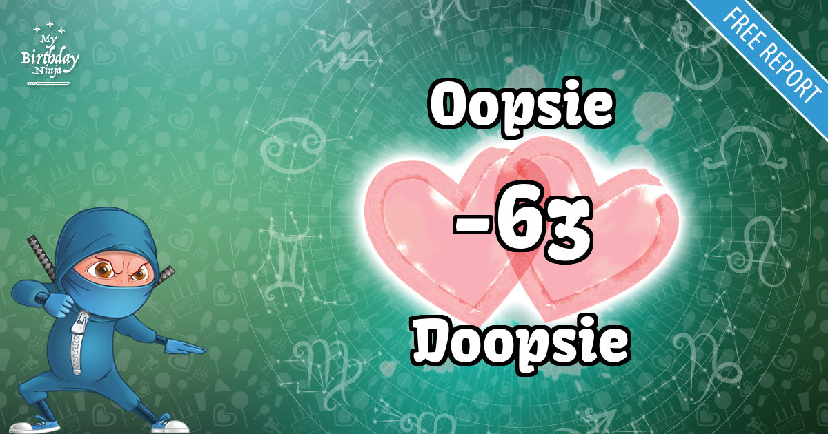 Oopsie and Doopsie Love Match Score
