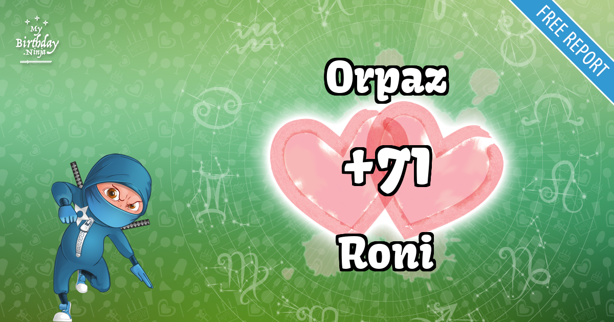 Orpaz and Roni Love Match Score