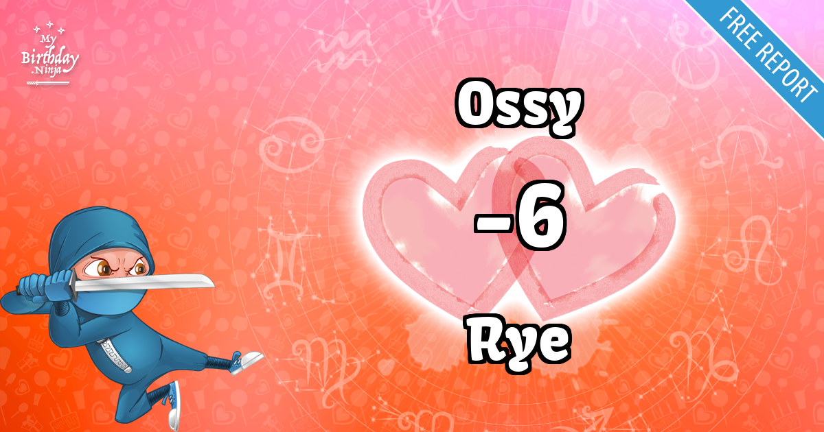 Ossy and Rye Love Match Score