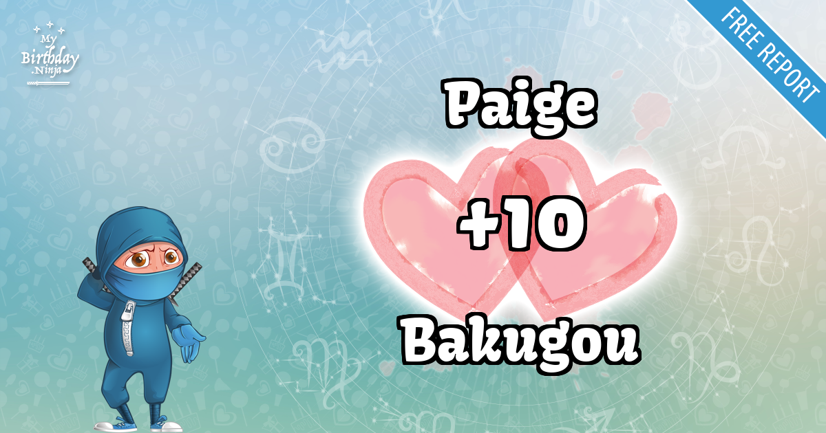 Paige and Bakugou Love Match Score