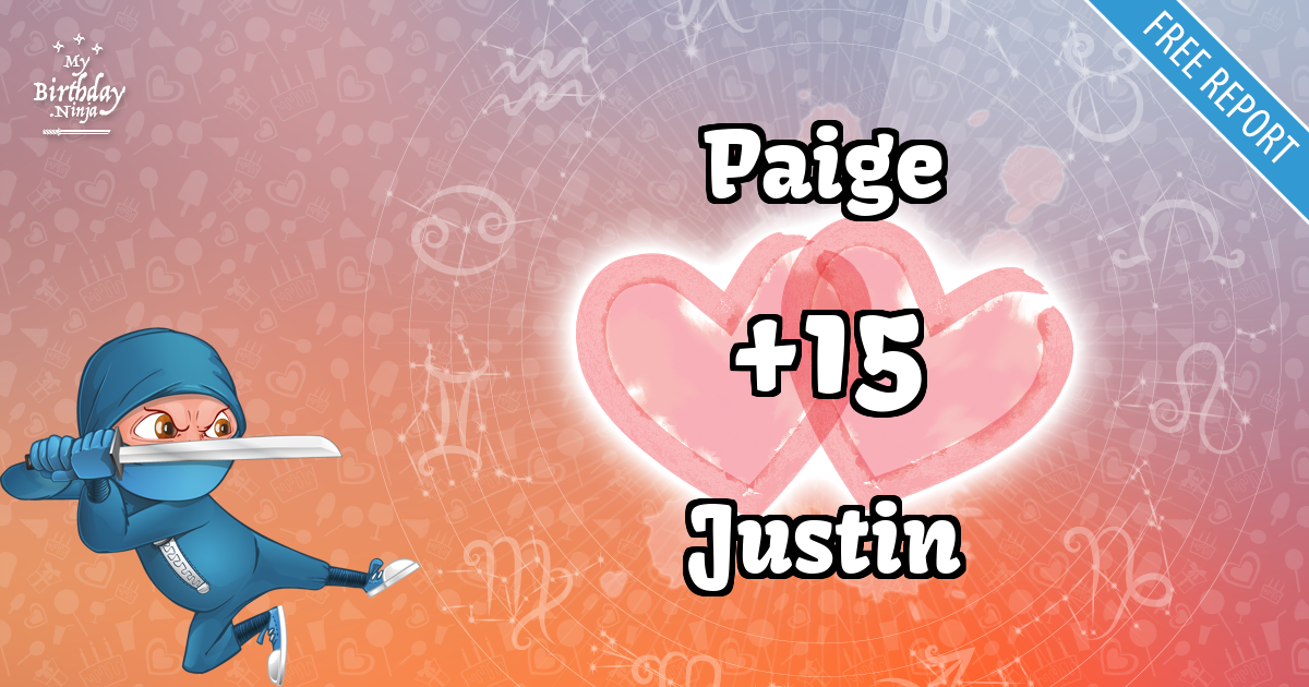 Paige and Justin Love Match Score