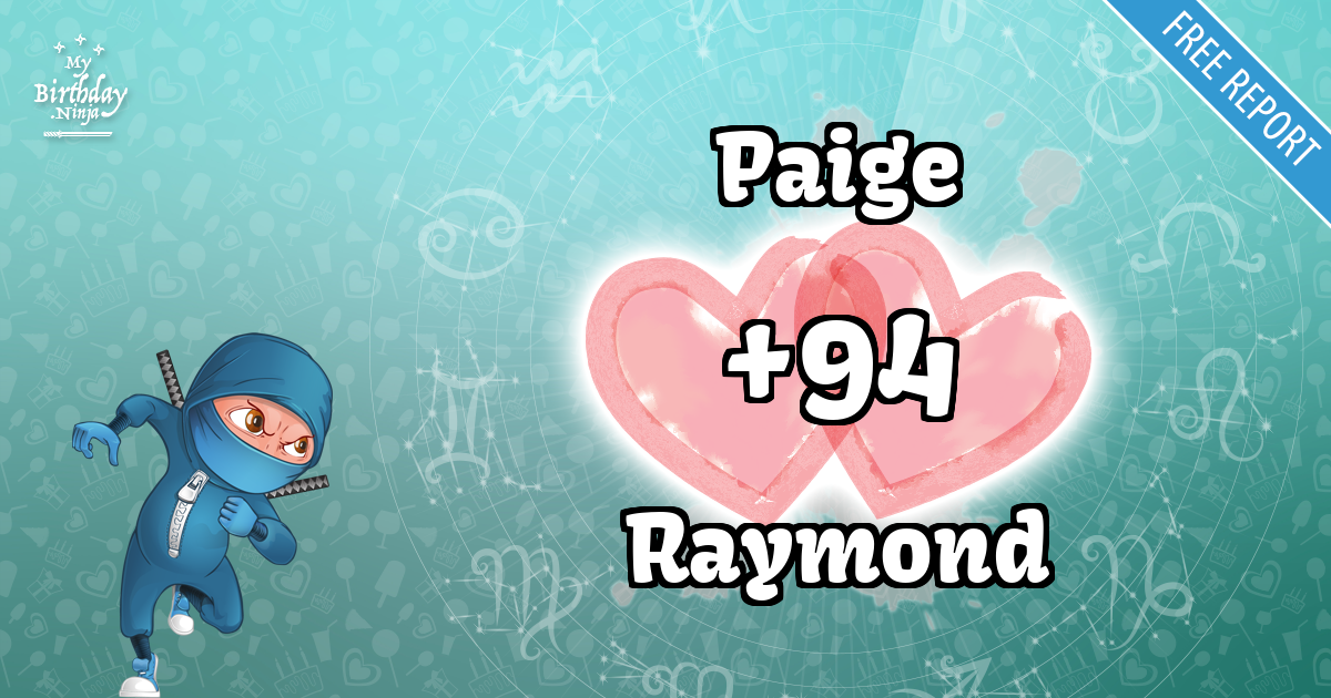 Paige and Raymond Love Match Score