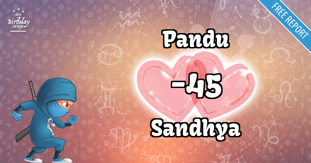 Pandu and Sandhya Love Match Score