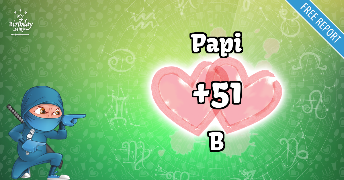 Papi and B Love Match Score