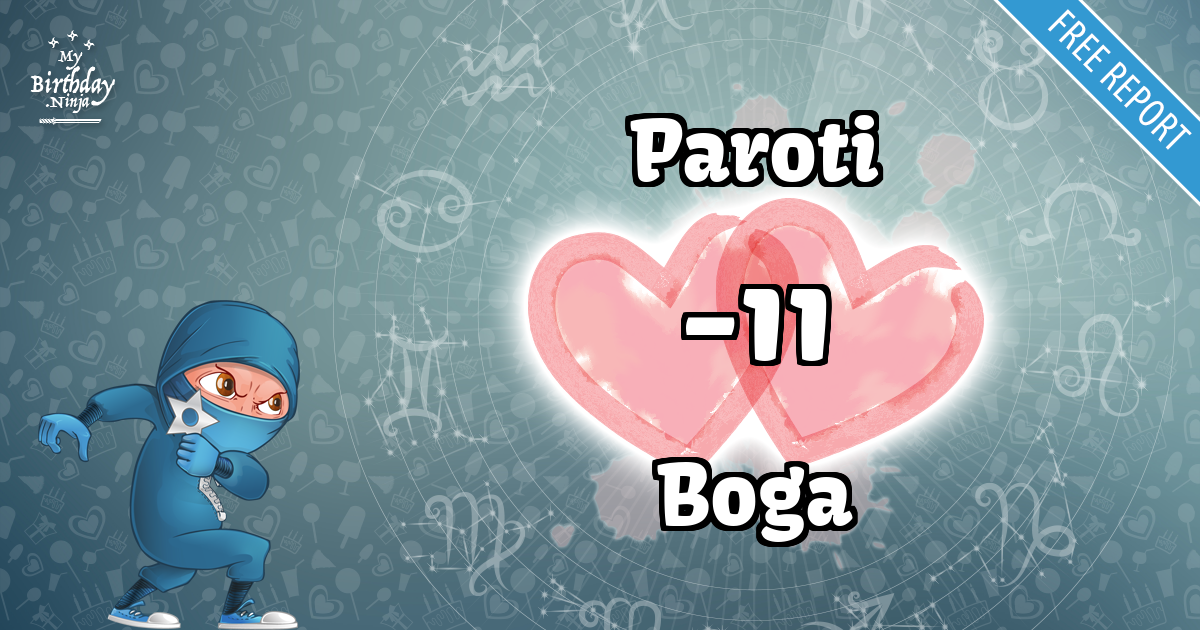 Paroti and Boga Love Match Score