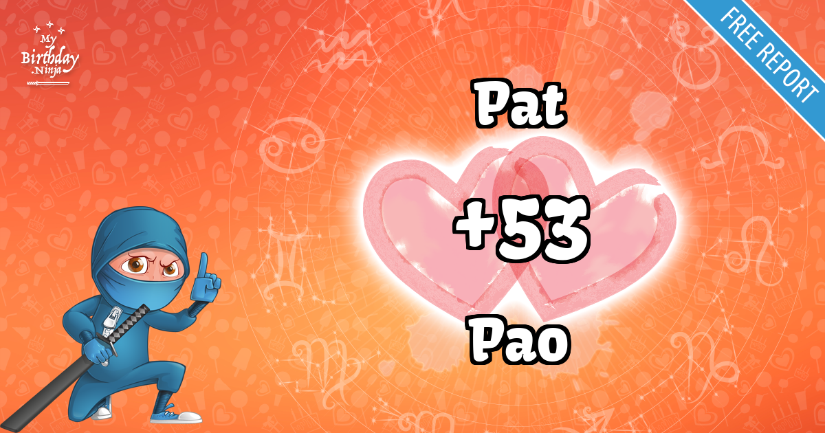 Pat and Pao Love Match Score
