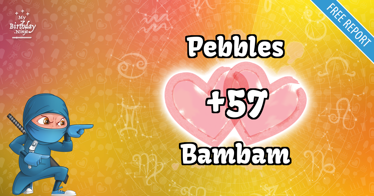 Pebbles and Bambam Love Match Score