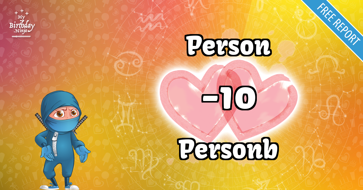 Person and Personb Love Match Score