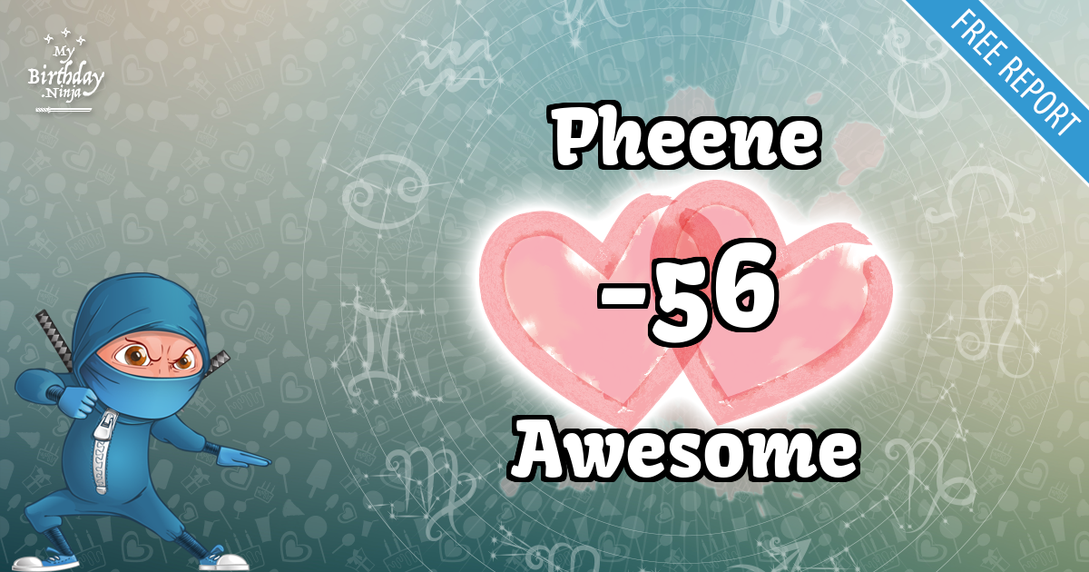 Pheene and Awesome Love Match Score