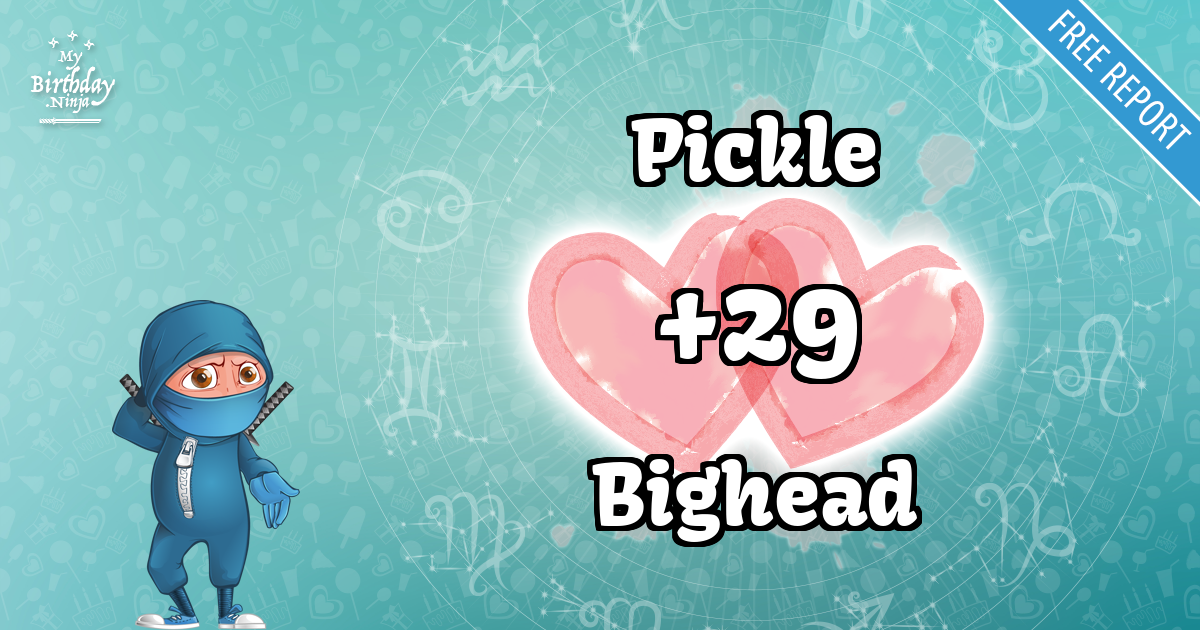 Pickle and Bighead Love Match Score