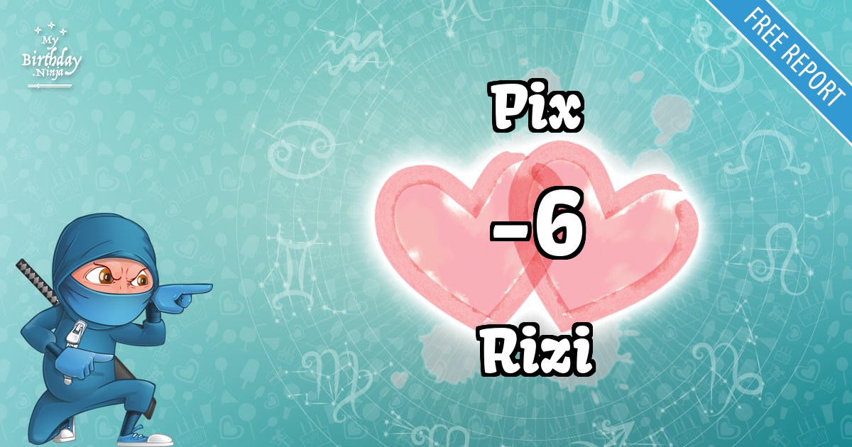 Pix and Rizi Love Match Score