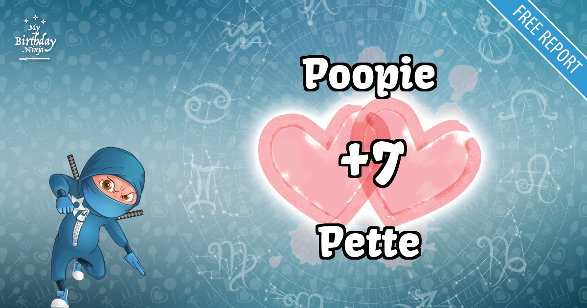 Poopie and Pette Love Match Score