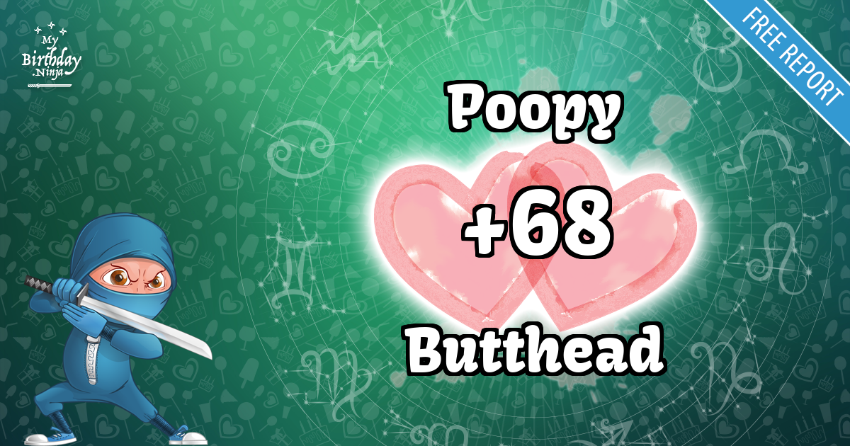 Poopy and Butthead Love Match Score