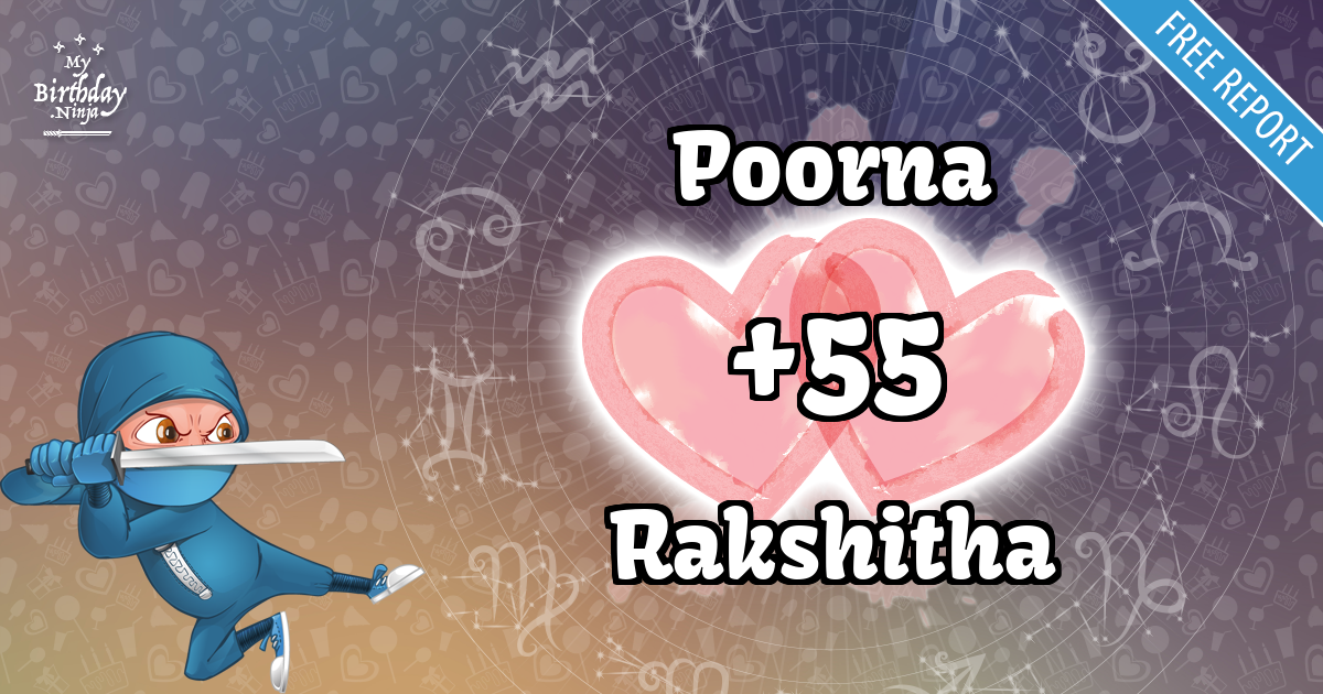 Poorna and Rakshitha Love Match Score