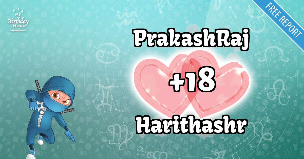 PrakashRaj and Harithashr Love Match Score