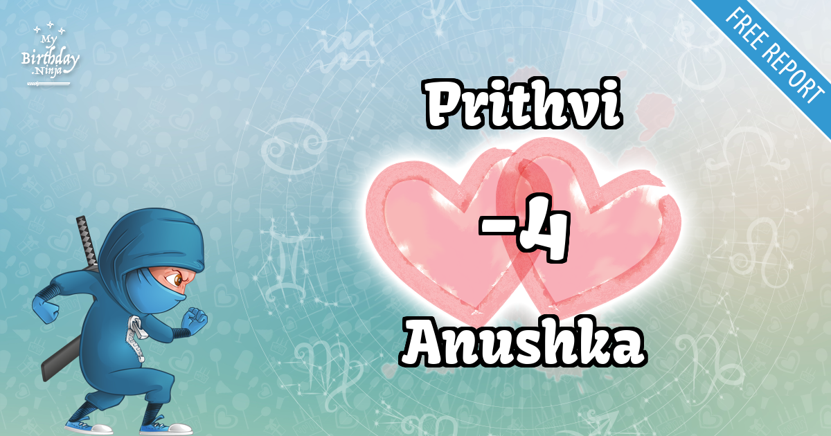 Prithvi and Anushka Love Match Score