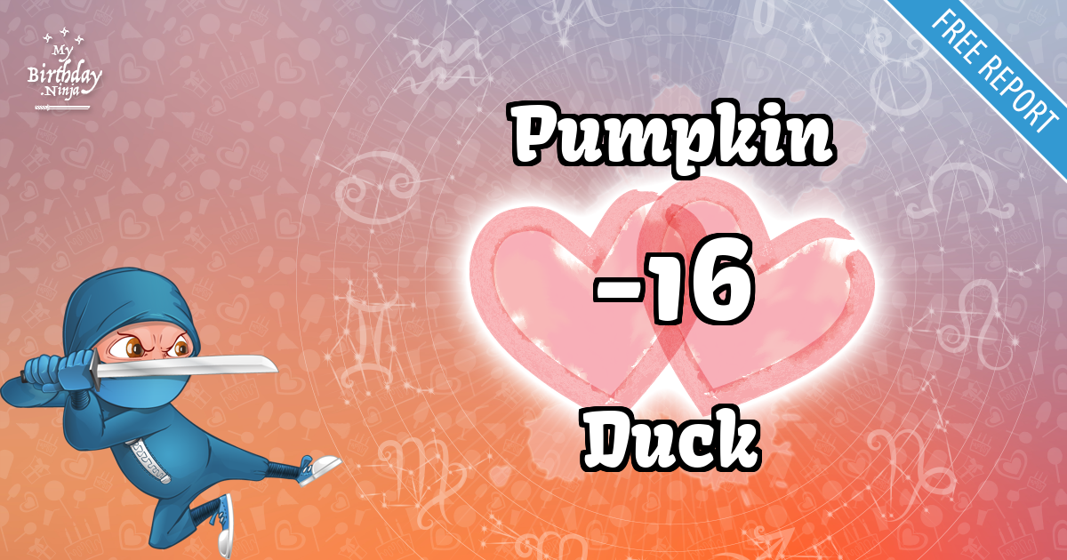 Pumpkin and Duck Love Match Score