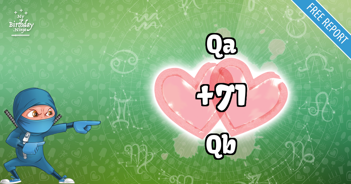 Qa and Qb Love Match Score