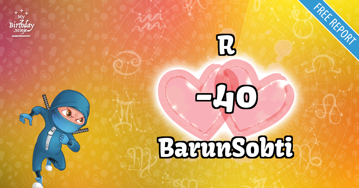R and BarunSobti Love Match Score