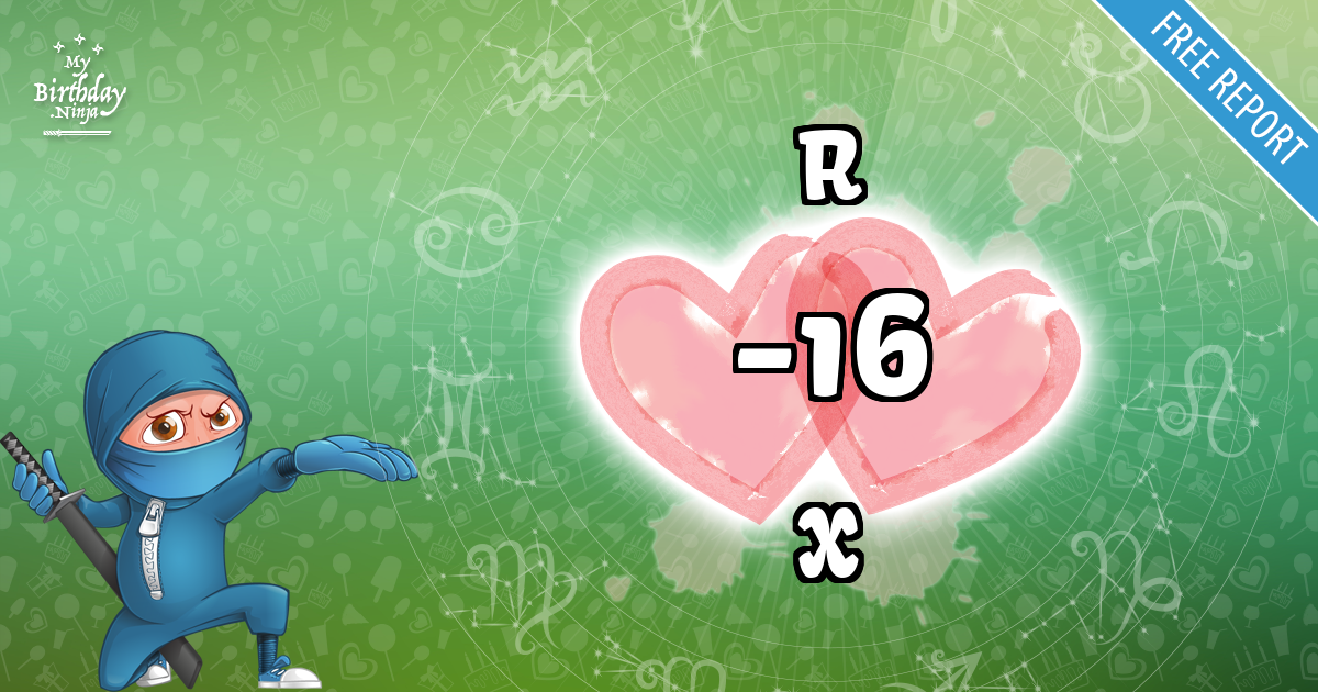 R and X Love Match Score