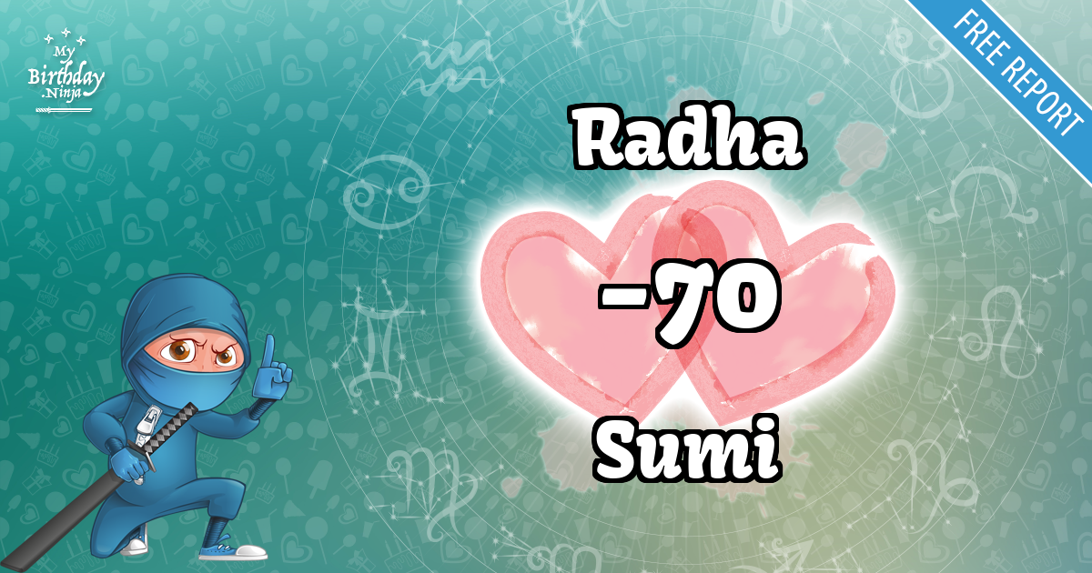 Radha and Sumi Love Match Score