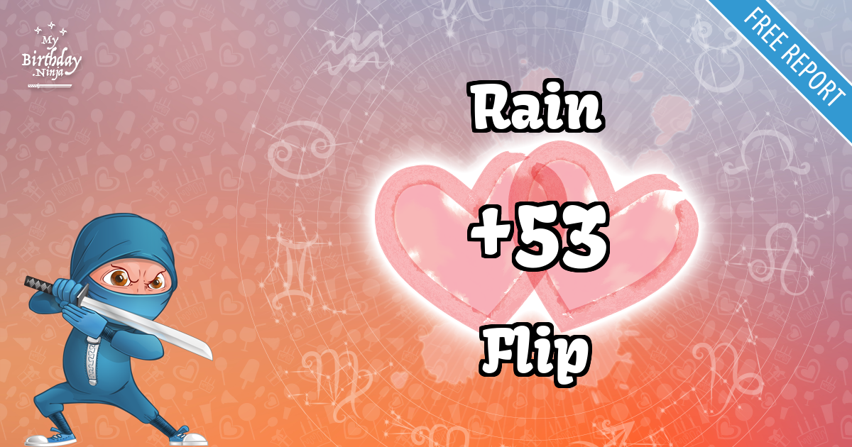 Rain and Flip Love Match Score