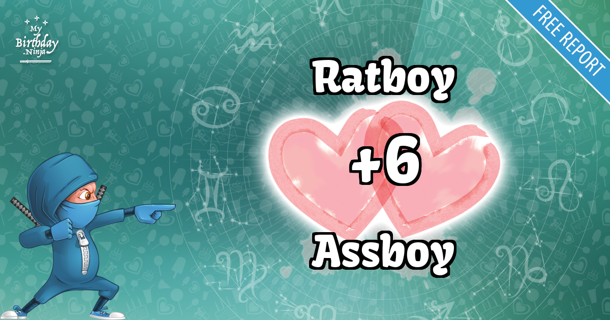 Ratboy and Assboy Love Match Score