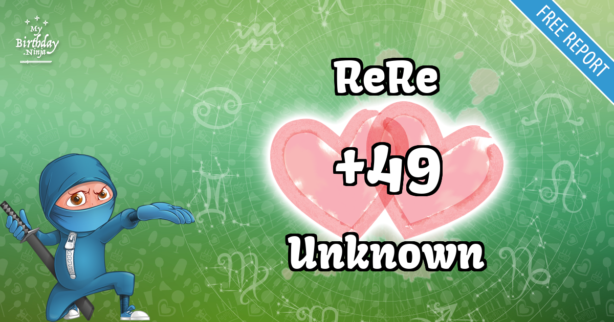 ReRe and Unknown Love Match Score