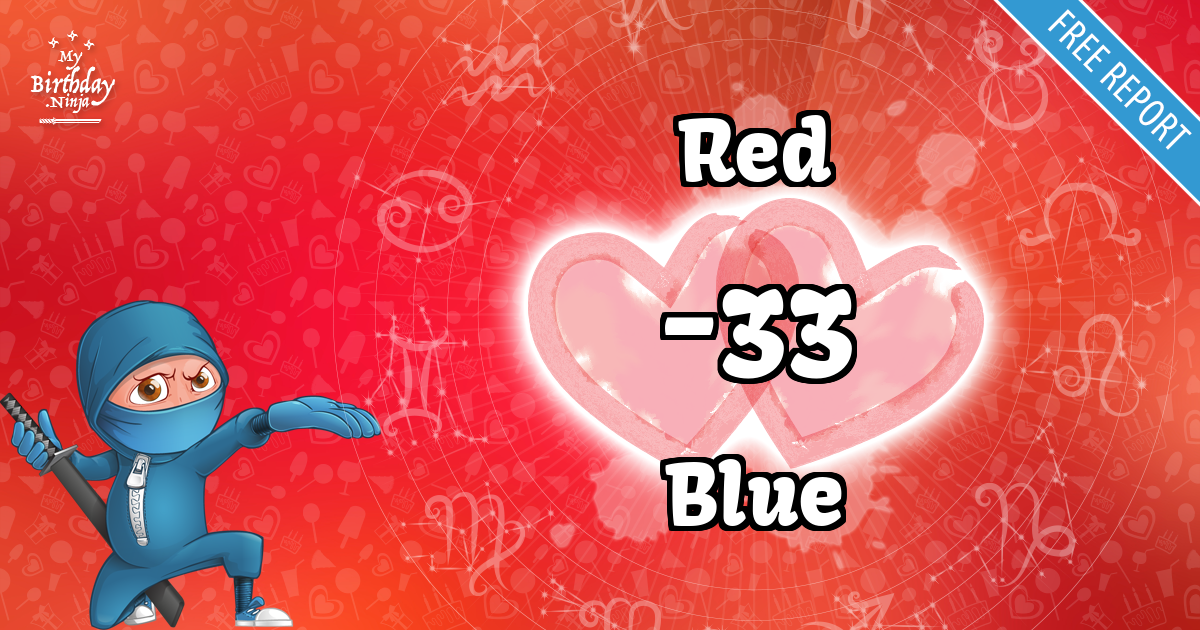 Red and Blue Love Match Score