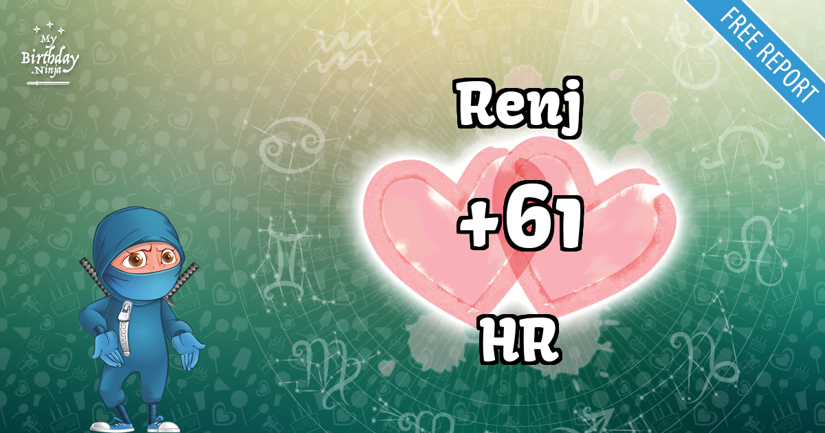 Renj and HR Love Match Score