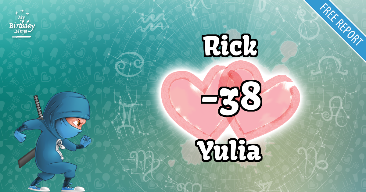 Rick and Yulia Love Match Score