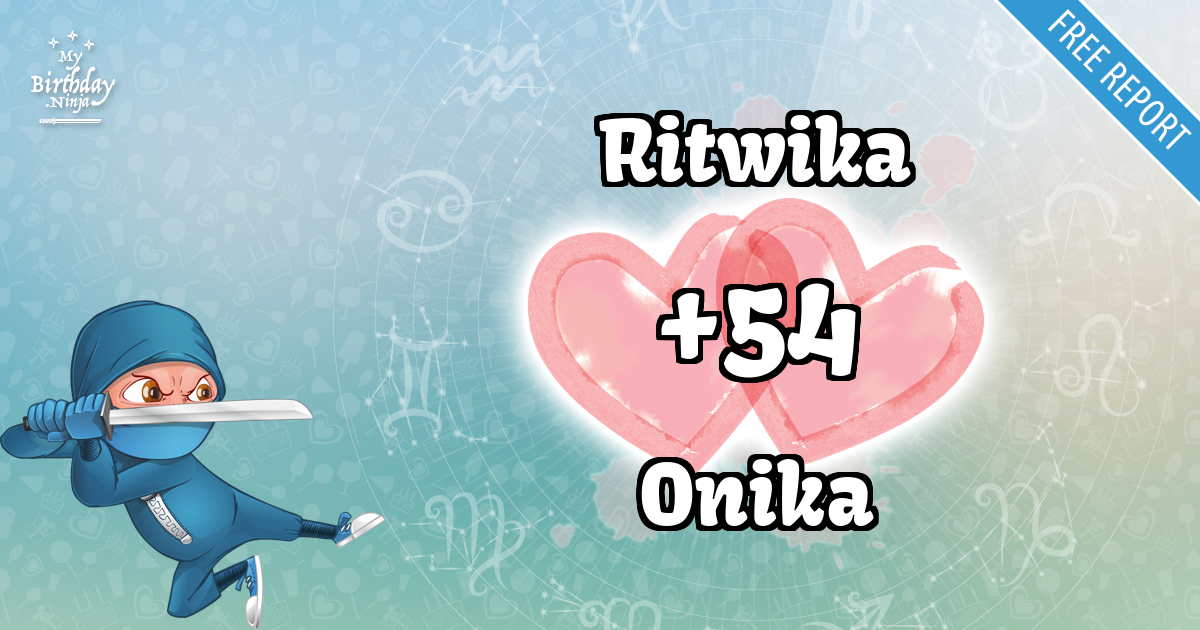 Ritwika and Onika Love Match Score