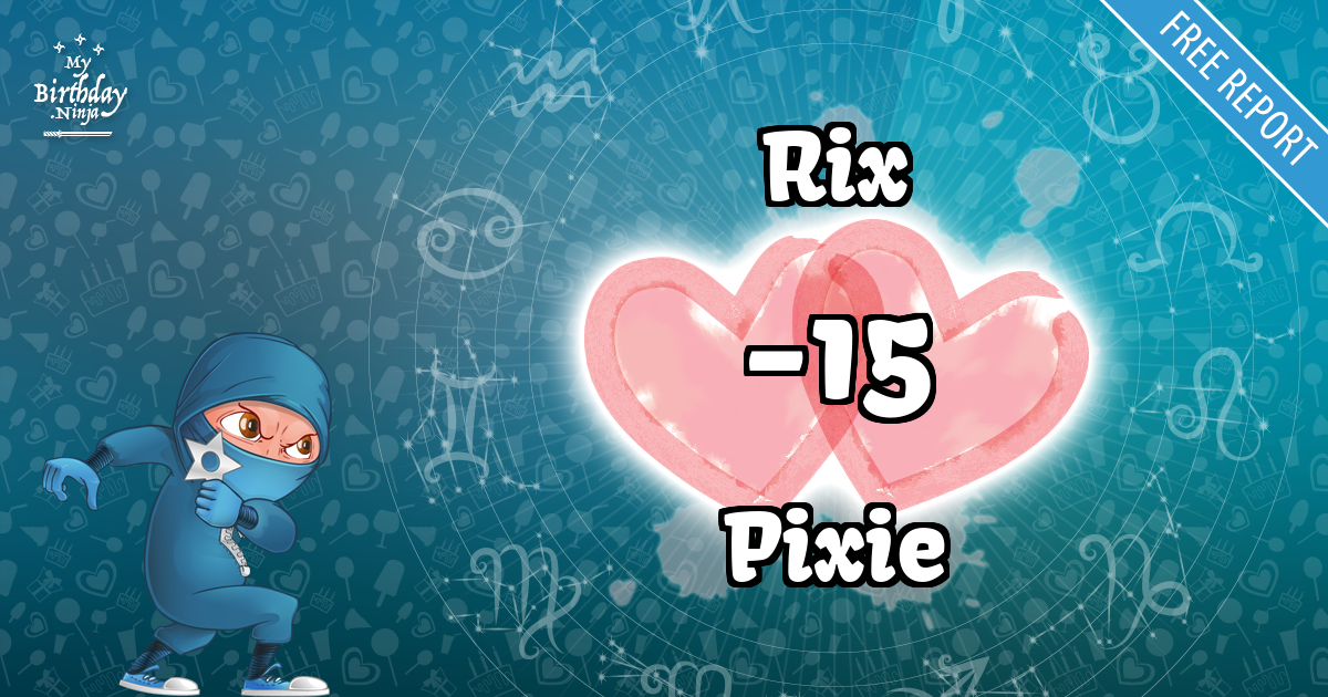 Rix and Pixie Love Match Score