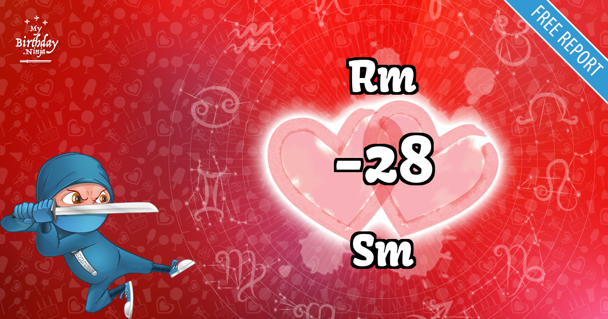 Rm and Sm Love Match Score
