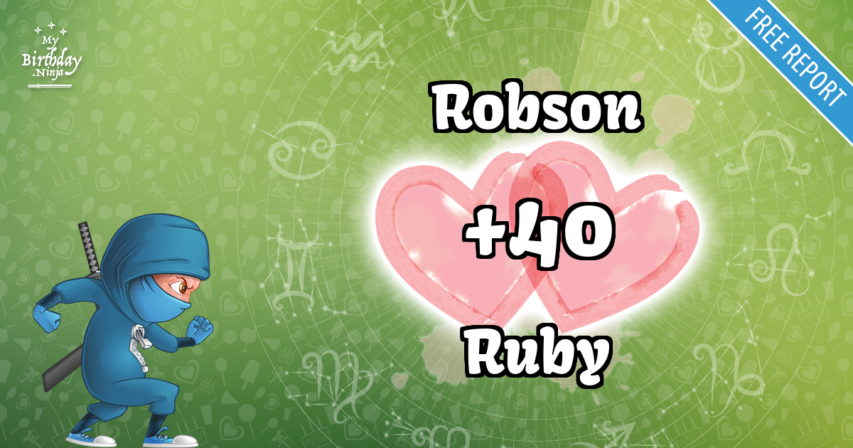 Robson and Ruby Love Match Score