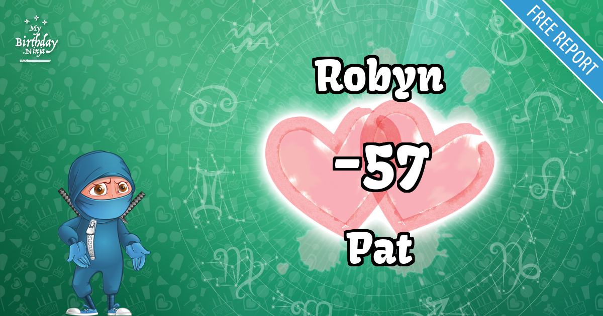 Robyn and Pat Love Match Score