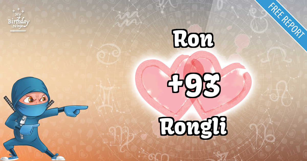 Ron and Rongli Love Match Score