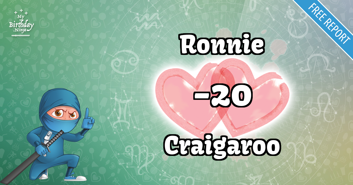 Ronnie and Craigaroo Love Match Score