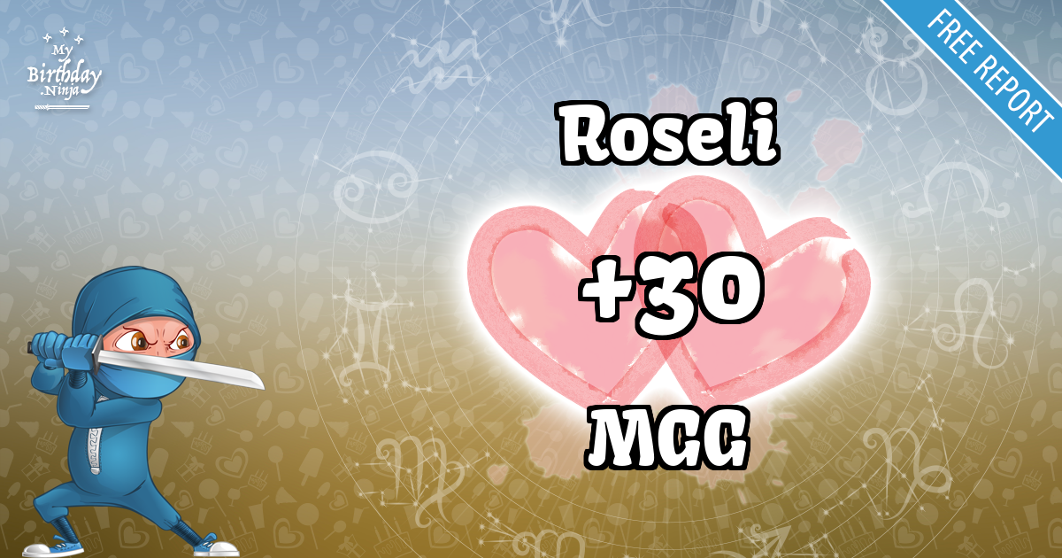Roseli and MGG Love Match Score