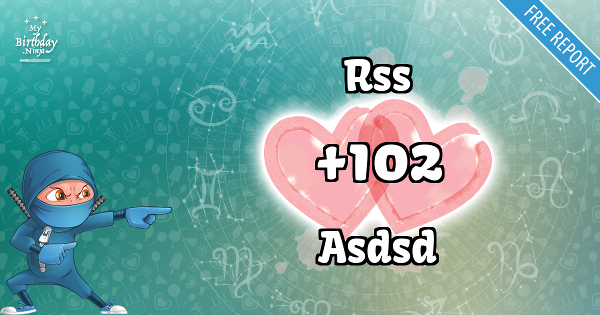 Rss and Asdsd Love Match Score