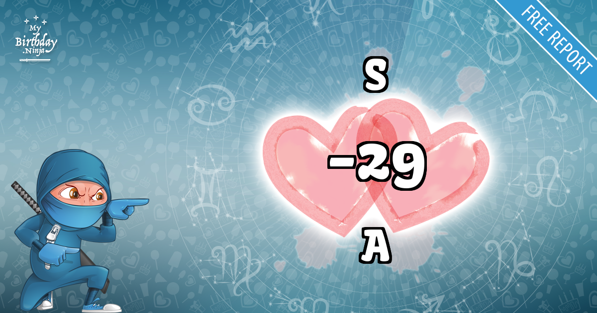 S and A Love Match Score