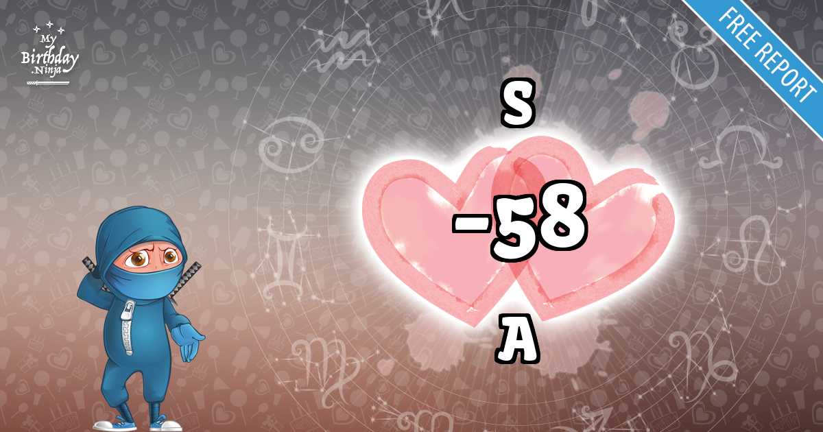 S and A Love Match Score