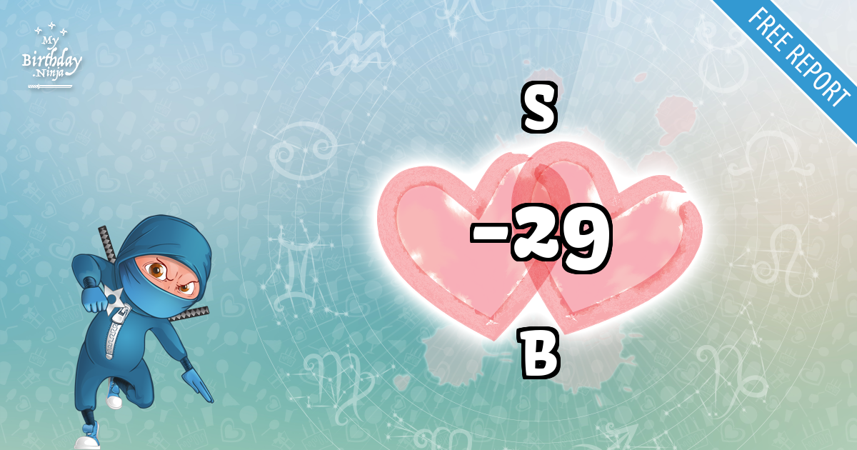 S and B Love Match Score